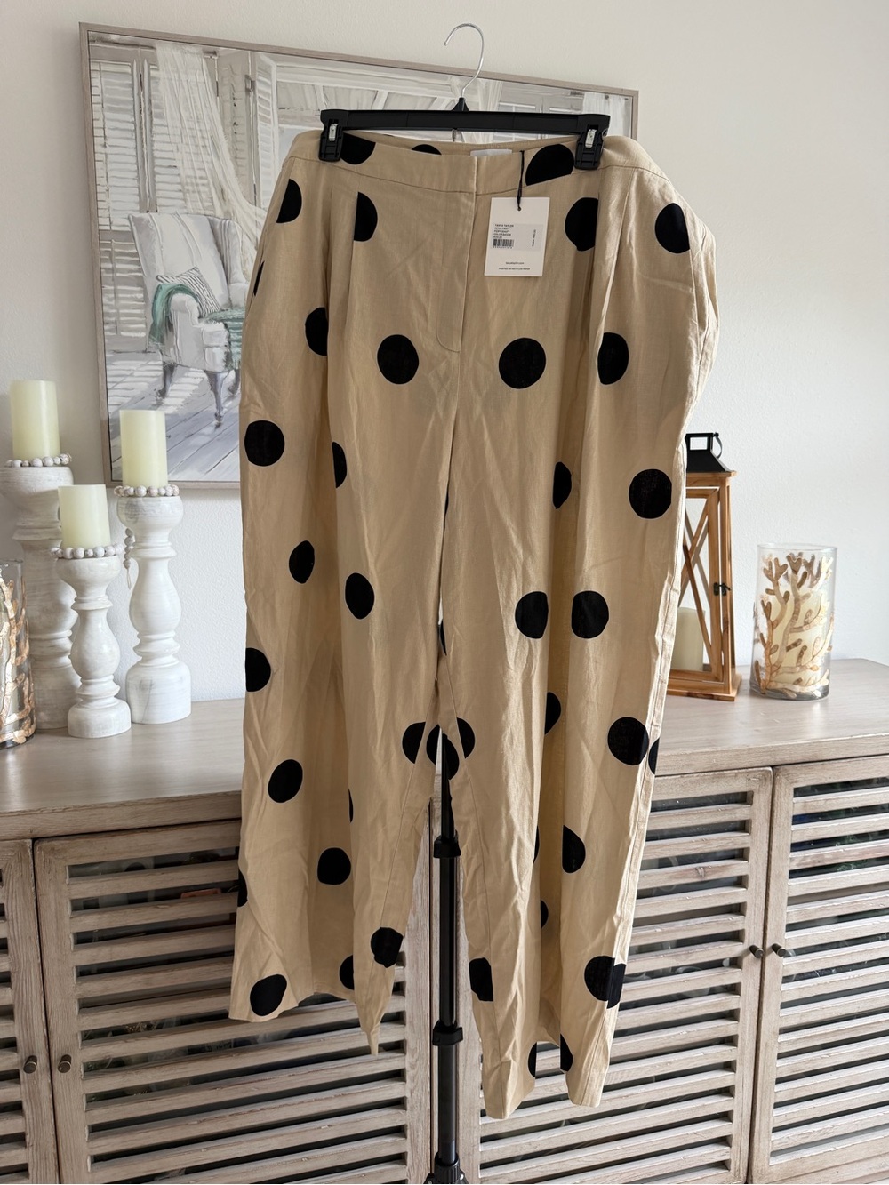 Tanya Taylor Kenia Wide-Leg Pant Plus Size 20